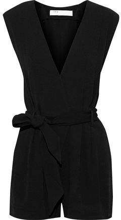 Sounds Belted Woven Playsuit