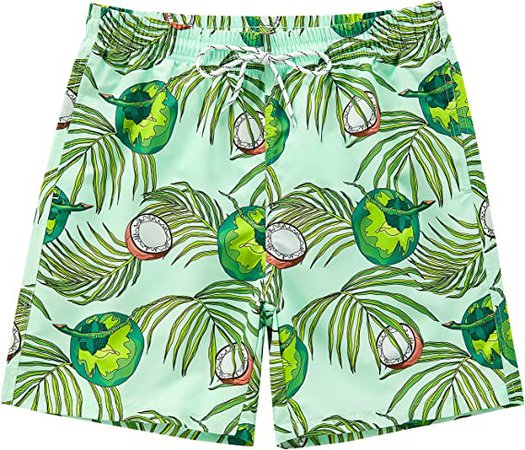 HIDBEACH Mens Swim Trunks Swimming Board Shorts Bathing Suit Quick Dry Swimwear Beach Swimsuit Funny Mesh Lining Pockets Gradient White Black M | Amazon.com