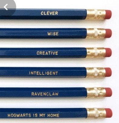 Ravenclaw pencils