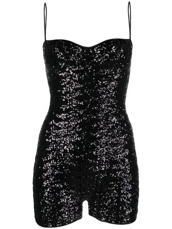 Oséree sweetheart-neck Sequined Playsuit - Farfetch