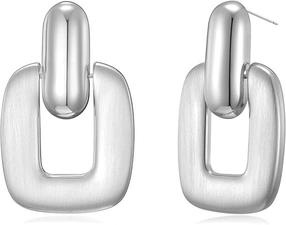 Amazon.com: Black Dangle Earrings for Women Statement Chunky Small Gold Drop Earrings Door Knock Shape Dangling Earrings Party Jewelry Gifts: Clothing, Shoes & Jewelry
