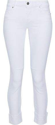 Nova Cropped Cotton-blend Twill Skinny Pants