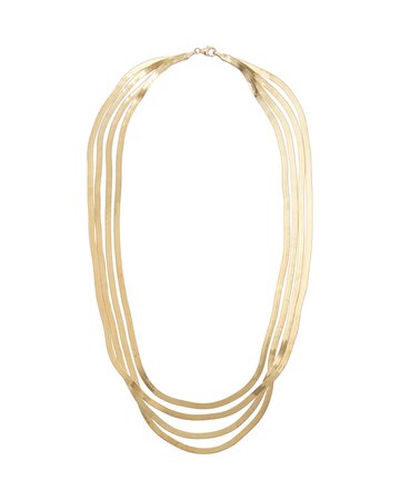 Lana 14k 3mm Liquid Gold 4-Strand Necklace