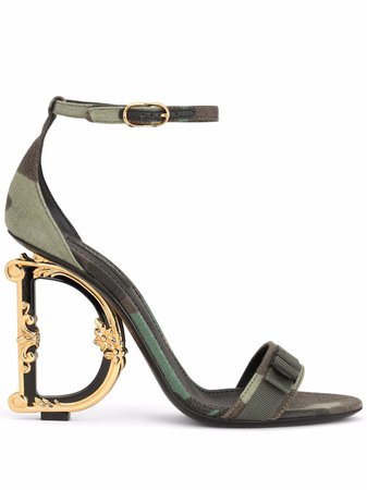 Shop Dolce & Gabbana camouflage-pattern open-toe sandals with Express Delivery - FARFETCH