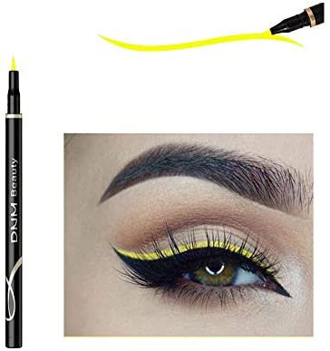 Amazon.com : Cat Eye Makeup Waterproof Neon Colorful Liquid Eyeliner Pen Make Up Comestics Long-lasting Black Eye Liner Pencil Makeup Tools (yellow) : Beauty & Personal Care