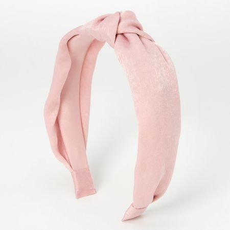 Soft Pink Knotted Headband | Claire's US