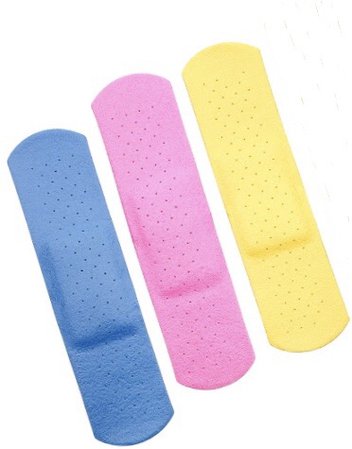 colorful bandaids