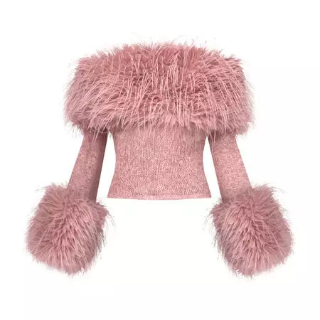 Pink Fur Top