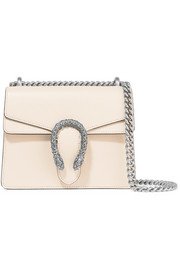 Alexander McQueen | Jewelled Satchel embellished leather shoulder bag | NET-A-PORTER.COM