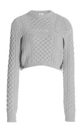 Exclusive Thousand-In-One-Ways Wool-Cotton Sweater By Rosie Assoulin | Moda Operandi