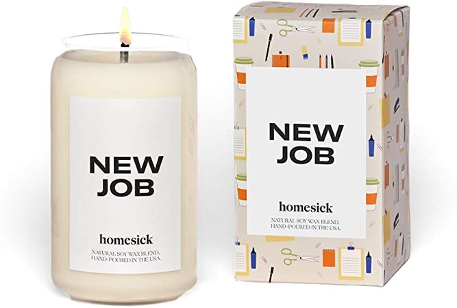 Amazon.com: Homesick Scented Candle, New Job: Home & Kitchen