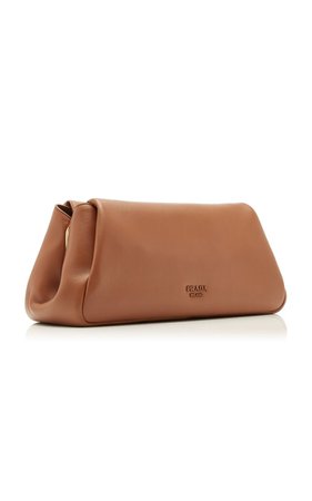 Relaxed Leather Clutch By Prada | Moda Operandi