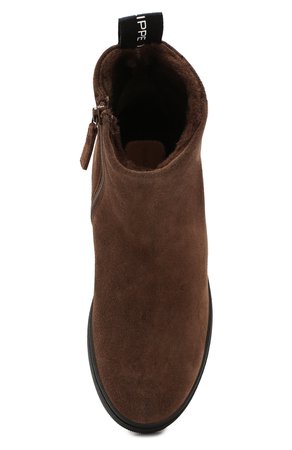 Женские темно-коричневые замшевые ботинки annecy PHILIPPE MODEL — купить за 25200 руб. в интернет-магазине ЦУМ, арт. AYHD AD05