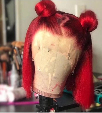 Short Red Wig (Lace-Front)