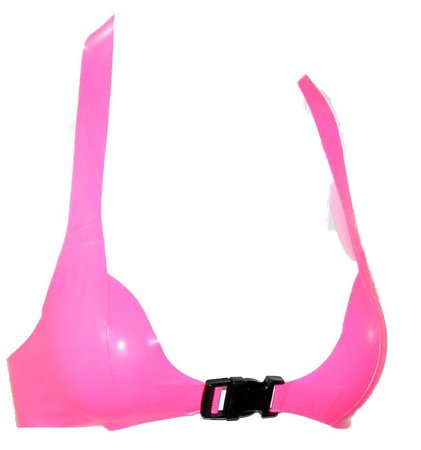 Sporty Hot Pink Neon Latex Bra – BIZARRE FETISH COUTURE