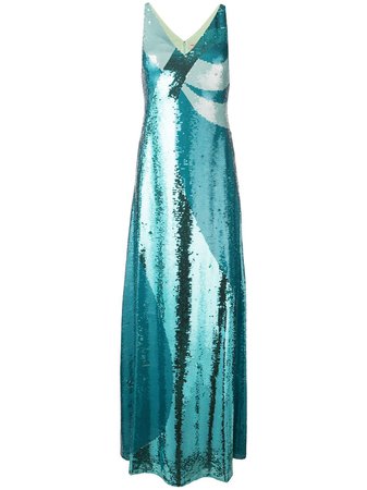 Emilio Pucci Sequin Evening Dress - Farfetch
