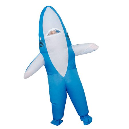 Shark Inflatable Halloween Costume Cosplay Jumpsuit [1541024778-402537] - $22.49