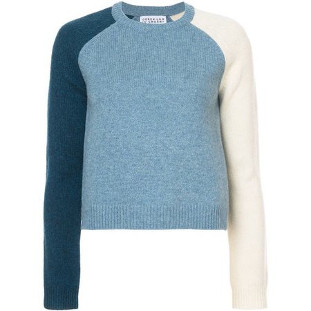 Derek Lam 10 Crosby Colorblocked Sleeve Sweater