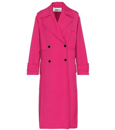 Wool-blend coat