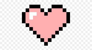 Cute Pink Pixel Heart Filler Aesthetic