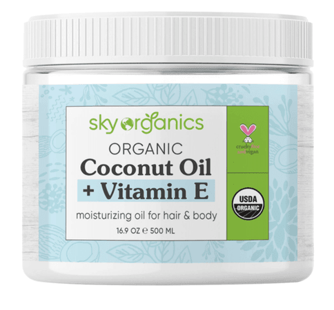 coconut oil and vitamin e 🥥