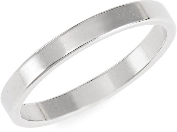 Minimal Sterling Silver Band