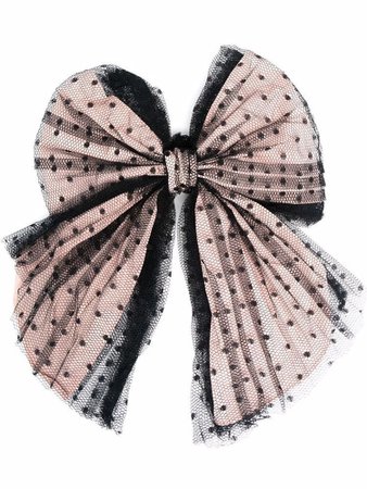 RED VALENTINO Tulle Bow Hair Band