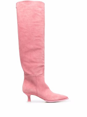 3juin pointed-toe knee-length boots