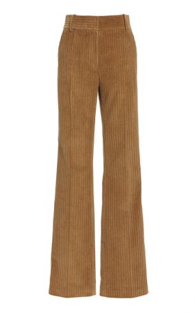 High-Rise Straight-Leg Corduroy Pants By Victoria Beckham | Moda Operandi