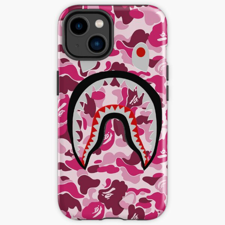 phone case pink bape