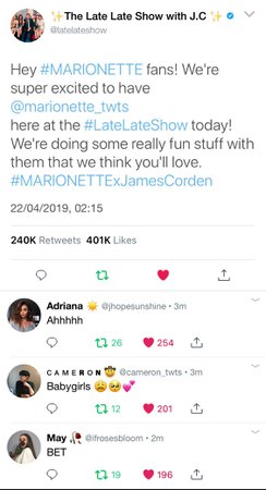The Late Late Show Twitter Update