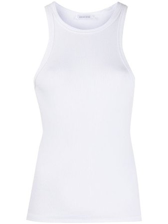Shop white ANINE BING tank top with Express Delivery - Farfetch