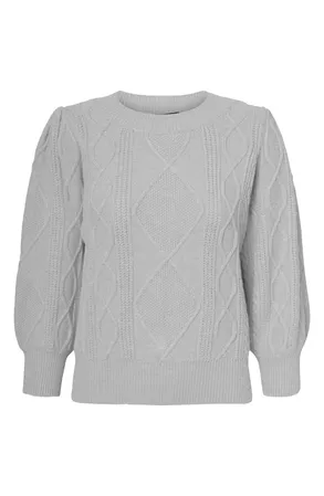 VERO MODA Duda Cable Knit Sweater | Nordstrom