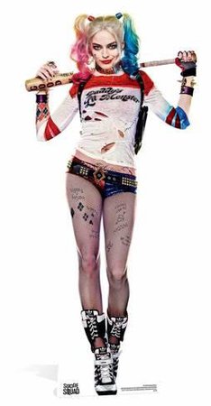 Suicide Squad - Margot Robbie Harley Quinn Cardboard Cutout Silhouettes découpées en carton sur AllPosters.fr