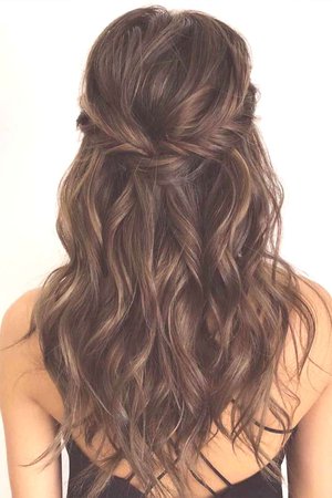 43 Gorgeous Half Up Half Down Hairstyles , partial updo hairstyle , braid half up half down hairst