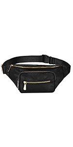 Amazon.com | ZORFIN Fanny Pack for Men & Women Nylon Waist Pack Bag Hip Bum Bag with 3 Zipper Pockets | Waist Packs