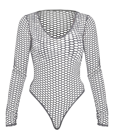 fishnet mesh long sleeve