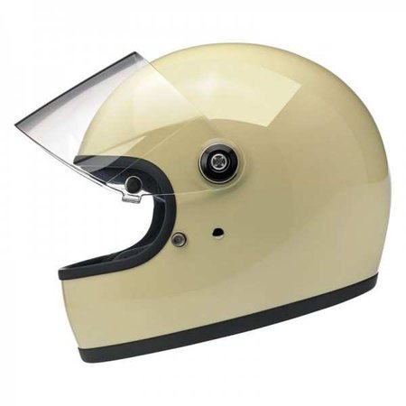 Motorcycle Helmet Biltwell Gringo S Vintage White