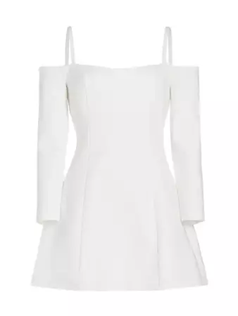 Shop Reformation Donatella Cotton-Blend Knit Mindress | Saks Fifth Avenue