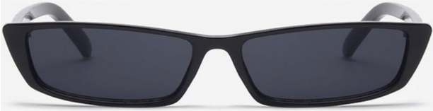 Rectangle Small Frame Black Sunglasses