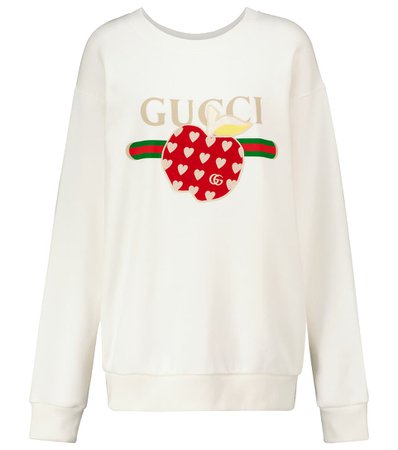 Gucci - Les Pommes cotton sweatshirt