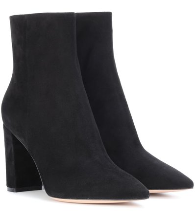 Piper 85 Suede Ankle Boots - Gianvito Rossi | mytheresa.com