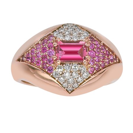 Regalo Domed Ring in 14K Rose Gold by GiGi Ferranti