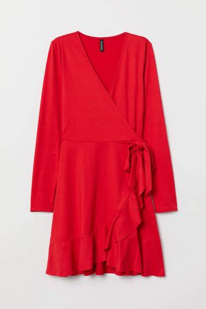 Wrap Dress - Red