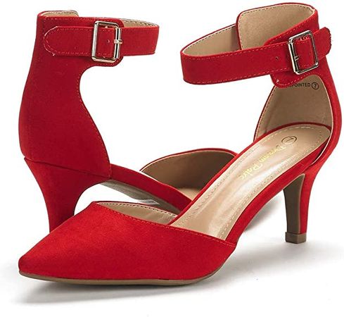 Amazon.com | DREAM PAIRS Women's Lowpointed Low Heel Dress Pump Shoes | Pumps