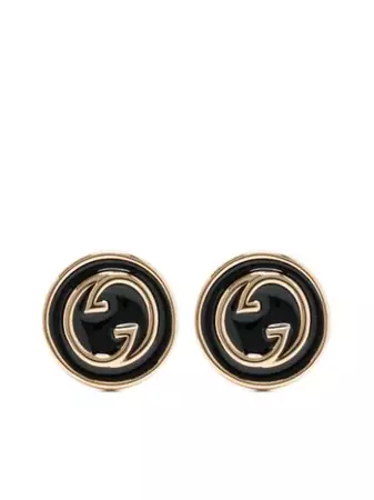 Gucci Blondie Enamel Stud Earrings - Farfetch