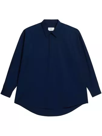 AMI Paris Oversize Cotton Shirt - Farfetch