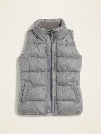 Frost-Free Textured Puffer Vest for Women | Old Navy