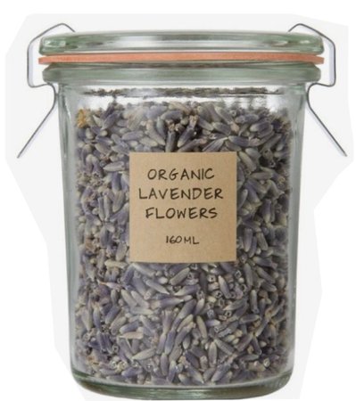 lavender in a jar