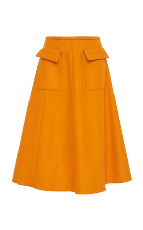 large_rochas-orange-a-line-midi-skirt-2.jpg (824×1320)
